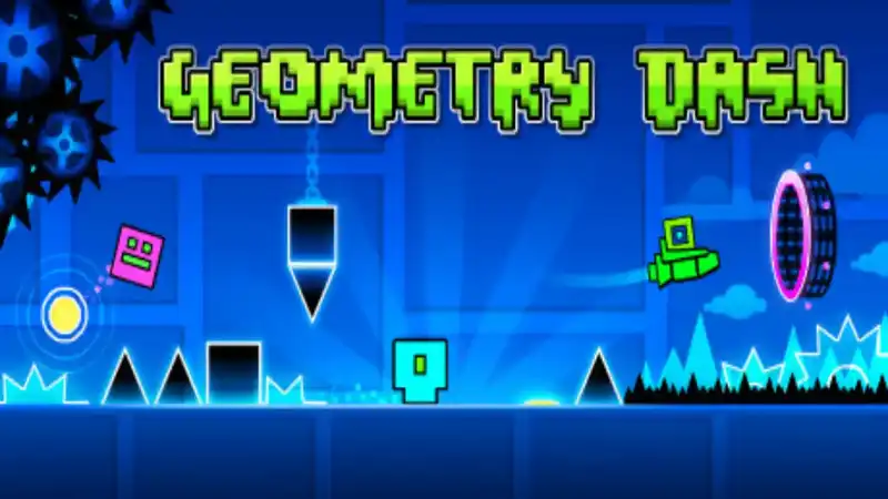 Geometry Dash rhythm browser game thumbnail